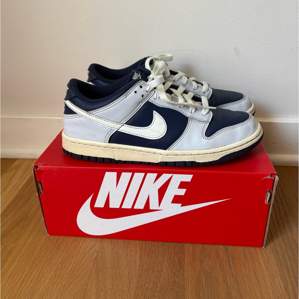 Dunk Low GS 'Football Grey Midnight Navy'